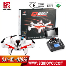 Newest Flying WL-toys RC helicopter UFO With Camera Made In China with FPV 5.8G Real Time Transport rc drone WL-Q282G